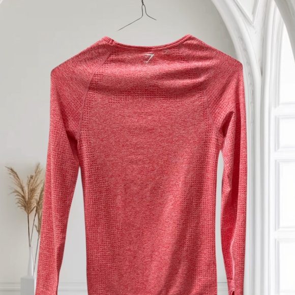 Gymshark Women’s Orange Long Sleeve Performance Shirt! XS - Picture 4 of 6